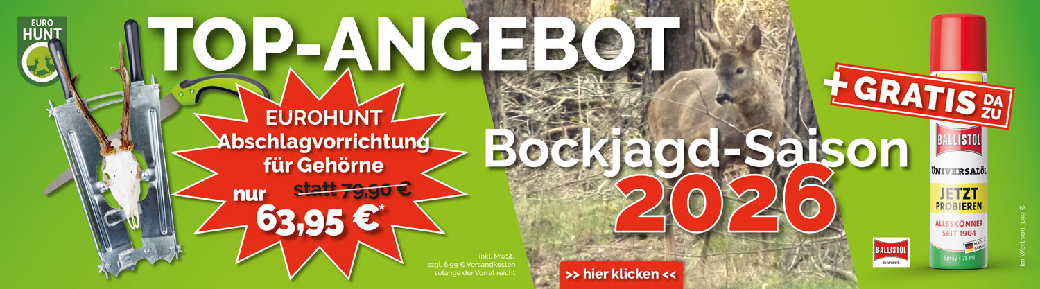 TOP-ANGEBOT zur Backjagd-Saison 2026