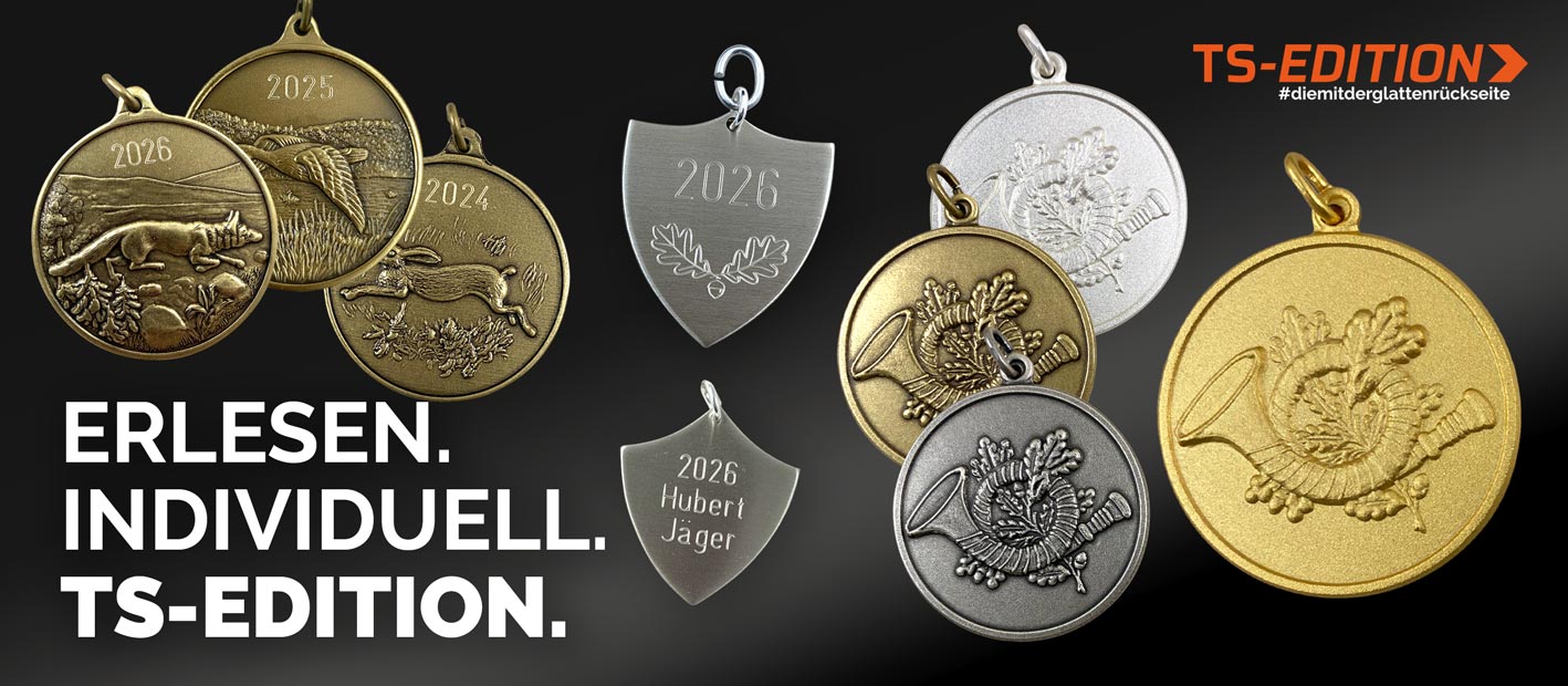Produktübersicht Jagdmedaillen TS-EDITION