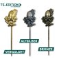 Preview: Reversnadel EICHE in den Farben: gold, altsilber und bronze