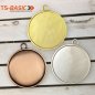 Preview: Medaille BASIC – Rückseiten in gold, silber, bronze