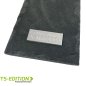 Preview: PLAKETTE mit Facette EDELSTAHL-LOOK „2-zeilig“, graviert