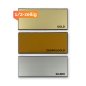 Preview: POKALSCHILD mit Facette in gold, Dunkelgold oder silber inkl. 1/2-zeiliger Gravur
