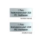 Preview: Pokalschilder (50x20 mm) mit Schriftbeispiel Normal und Script