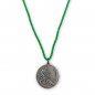 Mobile Preview: 80-cm-Kordel in grün mit Hundeführer-Medaille