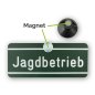 Preview: AUTOSCHILD "Jagdbetrieb" mit Magnetsaugnapf