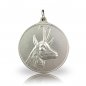 Preview: Jagdmedaille Motiv GAMS versilbert