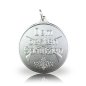 Preview: Jagdmedaille Motiv BESTER SCHÜTZE in versilbert