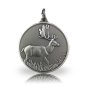 Preview: Jagdmedaille Motiv DAMHIRSCH altsilber