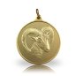 Preview: Jagdmedaille Motiv MUFFEL vergoldet
