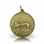 Mobile Preview: Jagdmedaille Motiv HASE in bronze