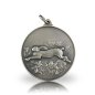 Preview: Jagdmedaille Motiv HASE in altsilber