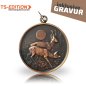 Preview: Jagdmedaille TS-EDITION Motiv Rehwild in altbronze