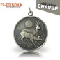 Preview: Jagdmedaille TS-EDITION Motiv Rehwild in altsilber