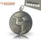 Preview: Jagdmedaille TS-EDITION Motiv Jagd in altsilber