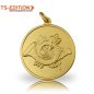 Preview: Jagdmedaille TS-EDITION Motiv Jagdhorn vergoldet
