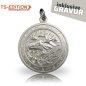 Preview: Jagdmedaille TS-EDITION Motiv ELCH silberfarbig