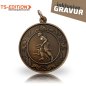 Preview: Jagdmedaille TS-EDITION Motiv Jagdgöttin Diana in altbronze