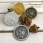 Preview: 4 Farbvarianten der Jagdmedaille TS-EDITION Motiv STEINBOCK