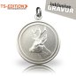 Preview: Jagdmedaille TS-EDITION Motiv REHBOCK silberfarbig
