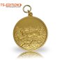 Preview: Jagdmedaille TS – FELDHASE vergoldet