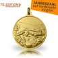Preview: Jagdmedaille TS-EDITION Motiv FUCHS vergoldet