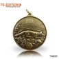 Preview: Jagdmedaille TS-EDITION Motiv FUCHS in bronze mit gravierter Jahreszahl 2026