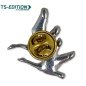 Preview: Pin/Anstecker WILDGÄNSE (Rückseite mit Butterfly-Verschluss)