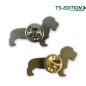 Preview: Rückansicht Pin/Anstecker – Motiv RAUHAARDACKEL