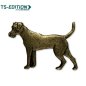 Preview: Pin/Anstecker – Motiv TERRIER in bronze