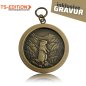 Preview: Jagdmedaille TS-EDITION Motiv MURMELTIER in bronze