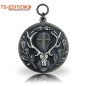 Preview: Jagdmedaille TS-EDITION Motiv HUBERTUSHIRSCH altsilber