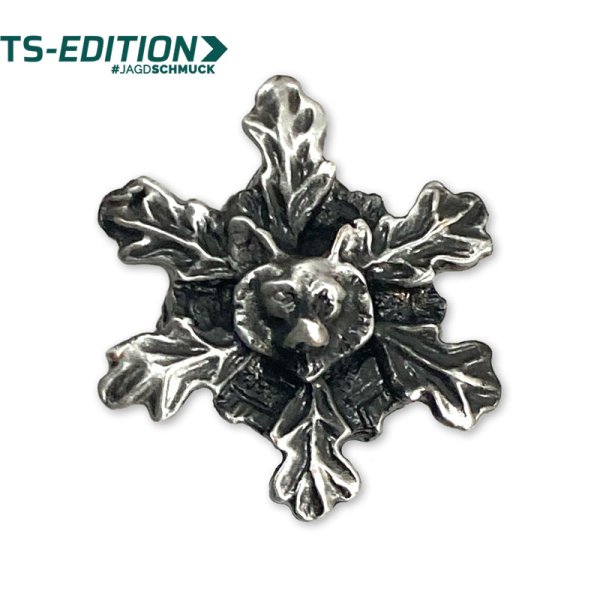 Fuchshaken-Fassung EDELWEISS mit Fuchskopf