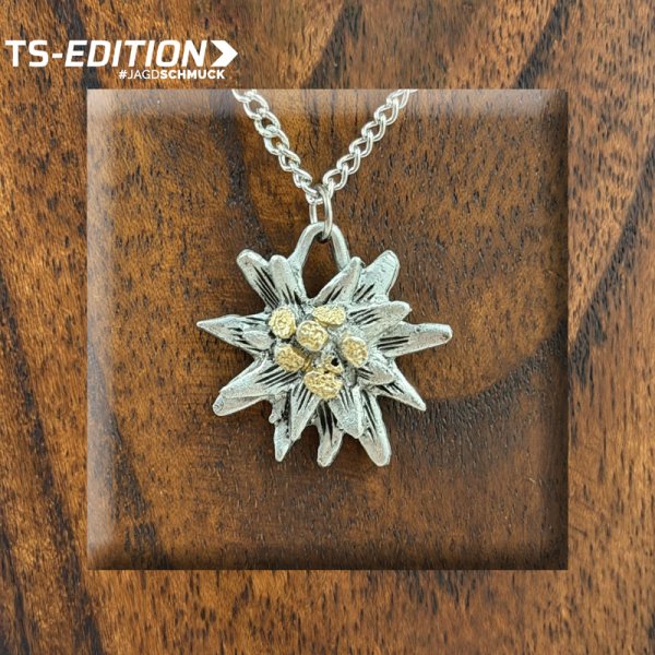 Halskette mit Edelweiss-Anhänger