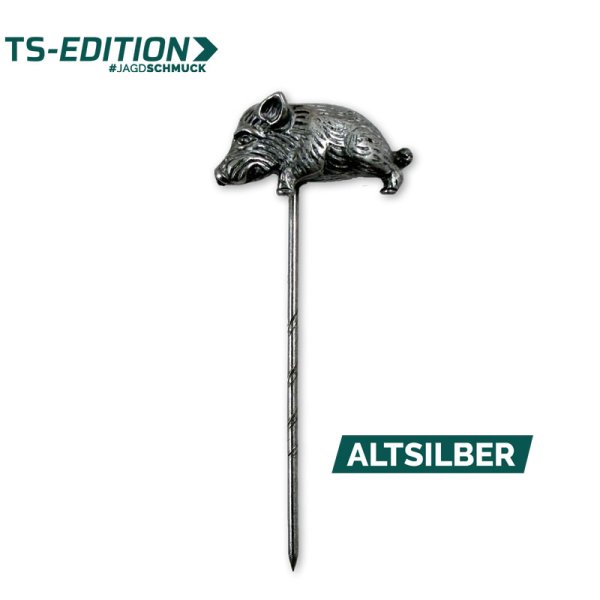 Reversnadel KEILER in altsilber