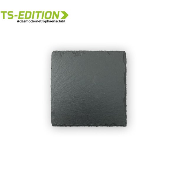 Trophäenschiefer eckig (13x13 cm)