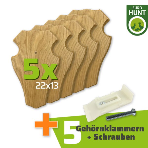REHBOCK-SET – Eiche 1 hell (22x13) von EUROHUNT