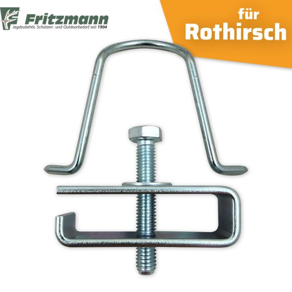 Geweihklammer „St. Hubertus“ FRITZMANN (4-teilig)