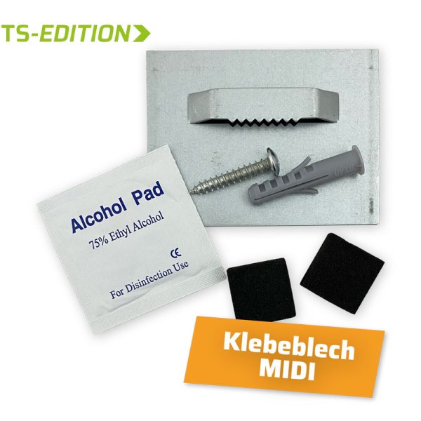 KLEBEBLECH TS MIDI mit Zubehör
