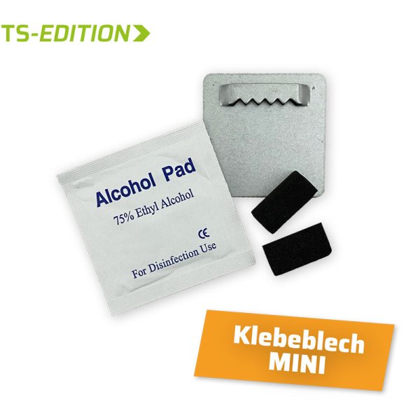 KLEBEBLECH TS MINI mit Zubehör