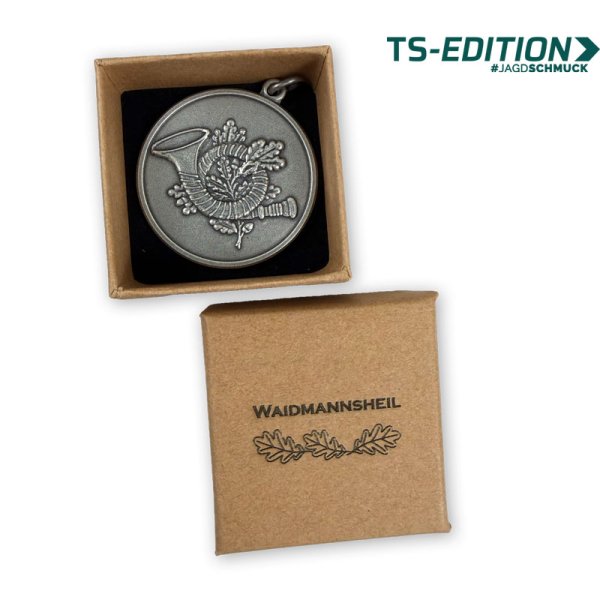 Preview: SCHMUCKBOX „Waidmannsheil“ mit 40-mm-Medaille