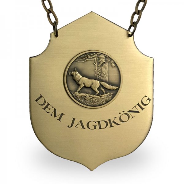 Jagdkette  »Wappen« FUCHS bronze