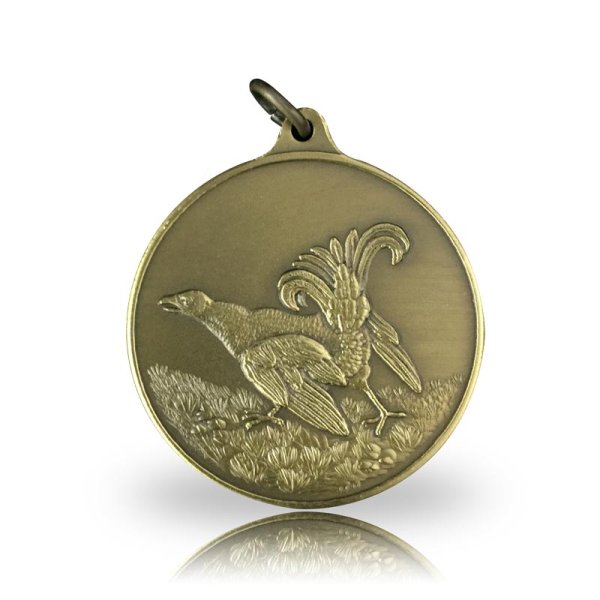 Jagdmedaille Motiv BIRKHAHN bronze