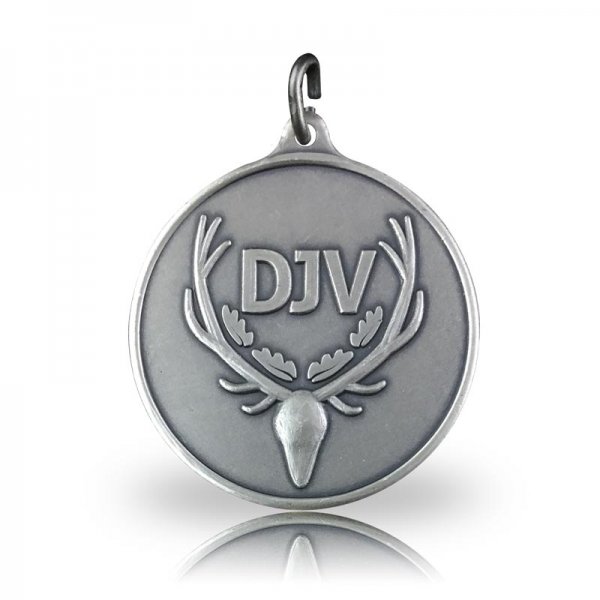 DJV-Jagdmedaille in altsilber