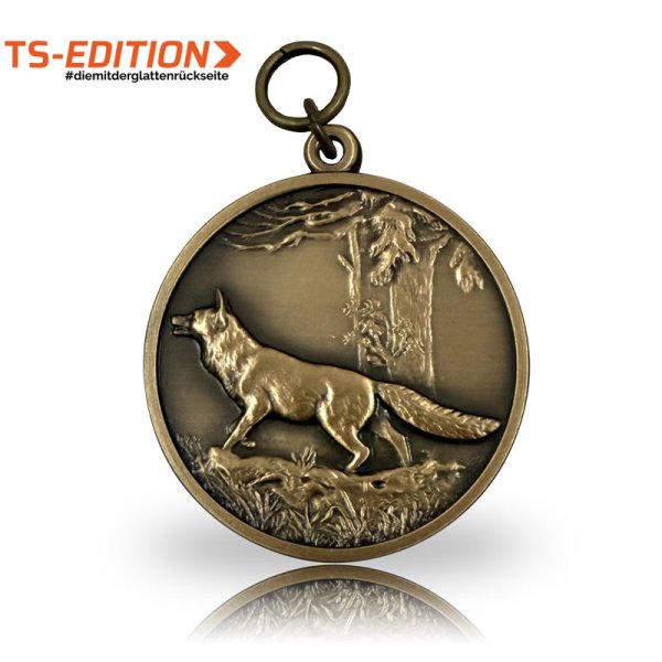 Preview: Jagdmedaille TS-EDITION Motiv ROTFUCHS bronze