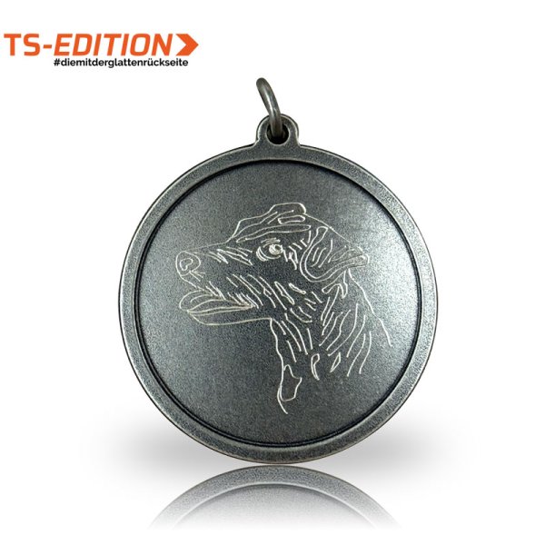 Preview: Jagdmedaille TS-EDITION TERRIER altsiberfarbig
