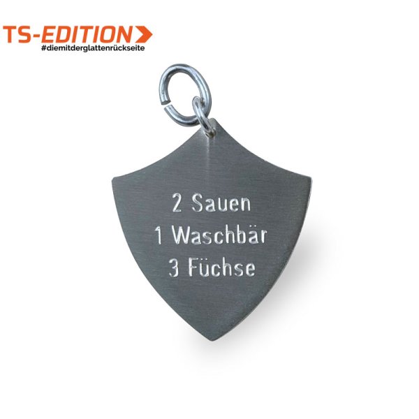 Preview: Gravurbeispiel Rückseite Medaille TS – WAPPEN, klein