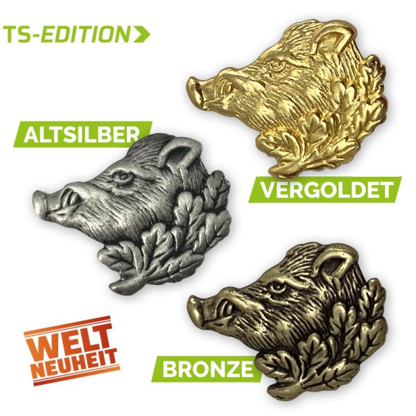Pin/Anstecker – Motiv KEILERKOPF in 3 Farblegierungen