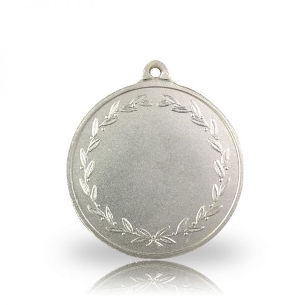 Beispiel-Rückseite mit Kranz versilbert