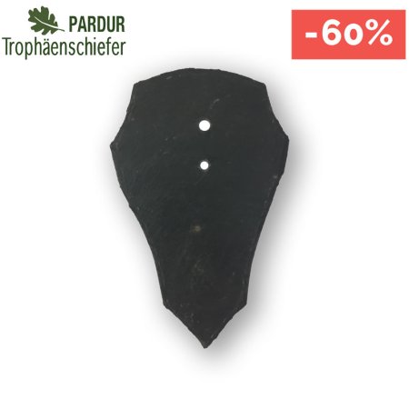 PARDUR Trophäenschiefer für Rehbock in Tropfenform Größe M