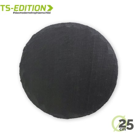 Trophäenschiefer rund (25 cm) für Schwarzwild und Warzenkeiler